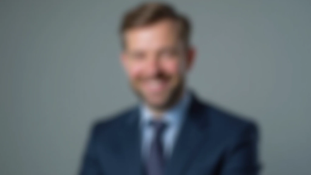 Profesjonalny portret mężczyzny w garniturze z uśmiechem, studio oświetlenia, tło biura